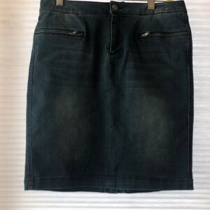 Kenneth Cole Reaction denim skirt 8